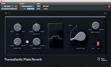 Rare Signals Transatlantic Plate Reverb v1.3.2 WiN